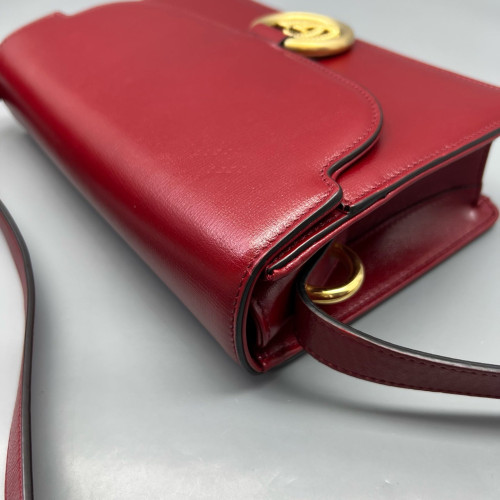Gucci Shoulder Bag Calfskin Red Gucci Shoulder Bag Calfskin Red