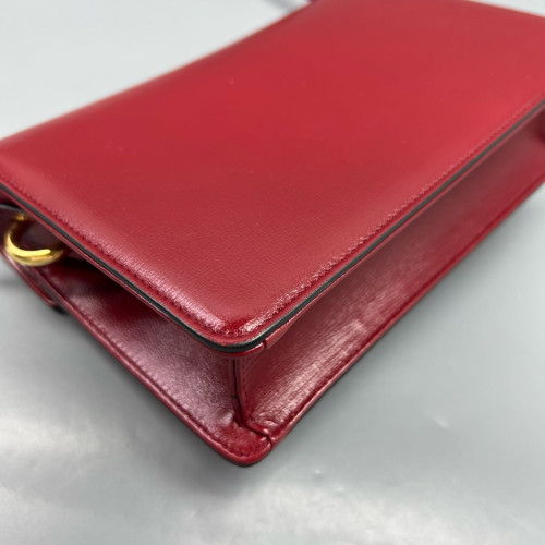 Gucci Shoulder Bag Calfskin Red Gucci Shoulder Bag Calfskin Red