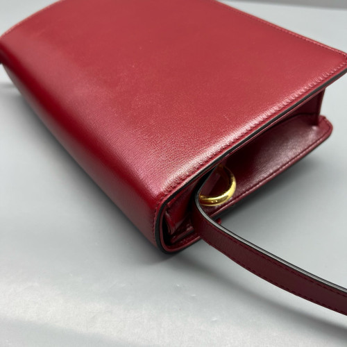 Gucci Shoulder Bag Calfskin Red Gucci Shoulder Bag Calfskin Red