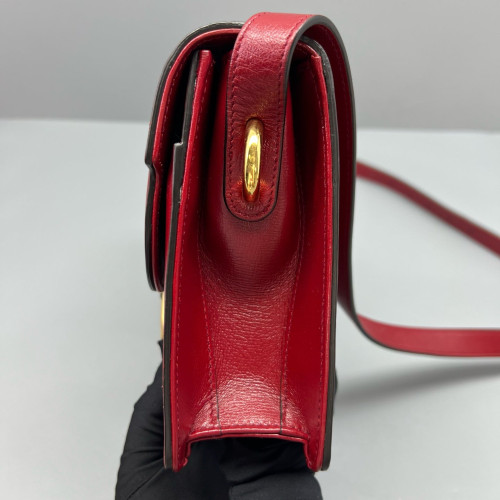 Gucci Shoulder Bag Calfskin Red Gucci Shoulder Bag Calfskin Red