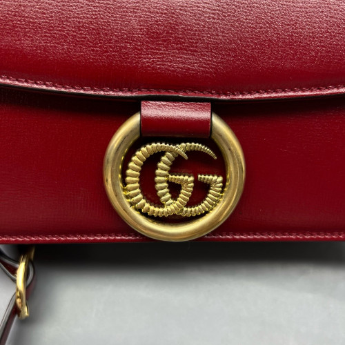 Gucci Shoulder Bag Calfskin Red Gucci Shoulder Bag Calfskin Red