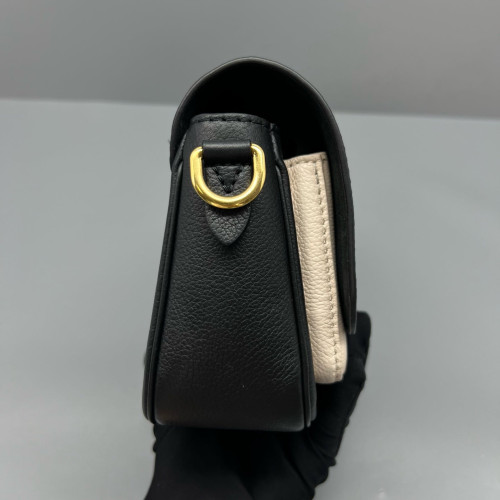 Louis Vuitton Lockme Tender Calfskin Black White
