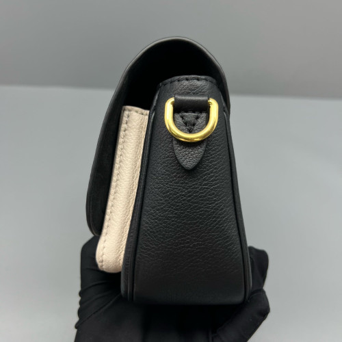 Louis Vuitton Lockme Tender Calfskin Black White