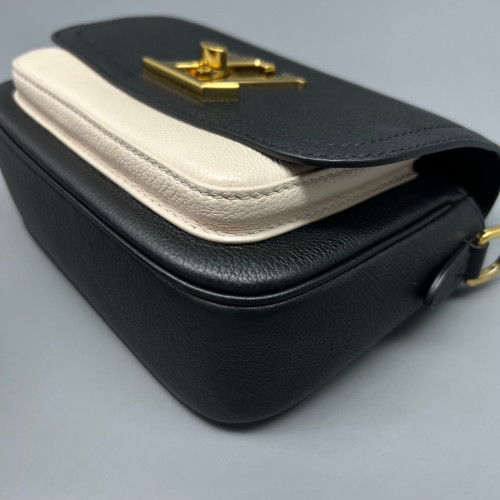 Louis Vuitton Lockme Tender Calfskin Black White