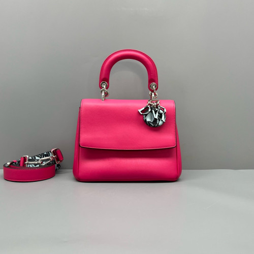 Dior Mini Be Dior Flap Calfskin Magenta