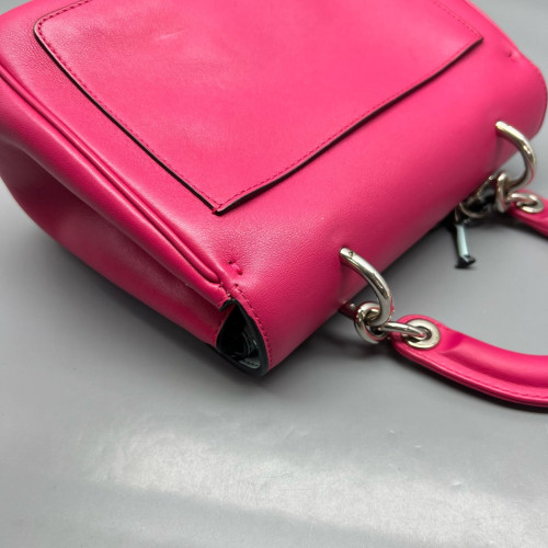 Dior Mini Be Dior Flap Calfskin Magenta