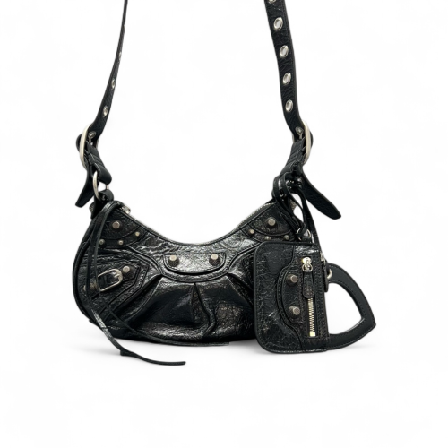 Balenciaga Le Cagole Xs Arena Lambskin Black