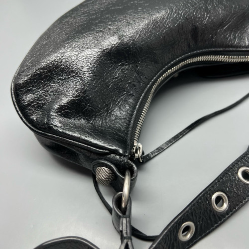 Balenciaga Le Cagole Xs Arena Lambskin Black