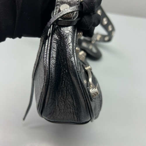 Balenciaga Le Cagole Xs Arena Lambskin Black