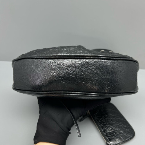 Balenciaga Le Cagole Xs Arena Lambskin Black