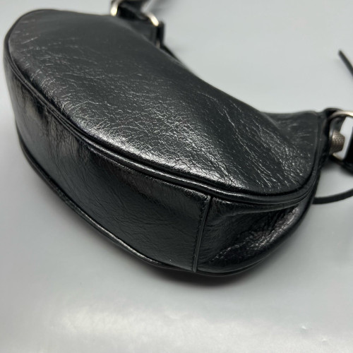 Balenciaga Le Cagole Xs Arena Lambskin Black