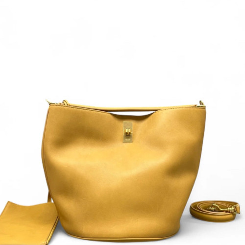 Celine Bucket 16 Bag Calfskin Yellow