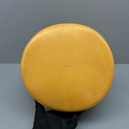 Celine Bucket 16 Bag Calfskin Yellow