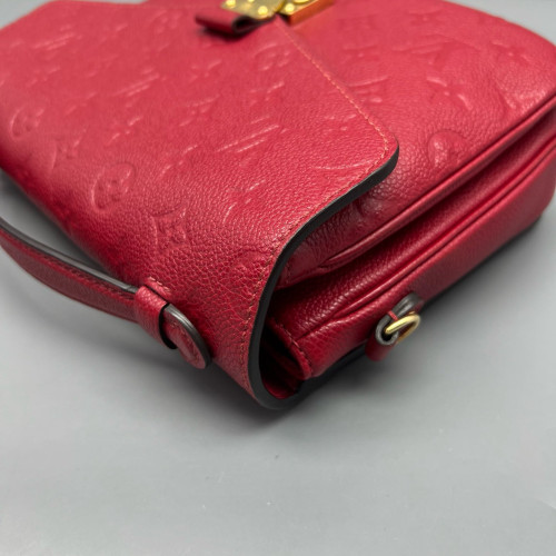 Louis Vuitton Pochette Metis Monogram Empreinte Red