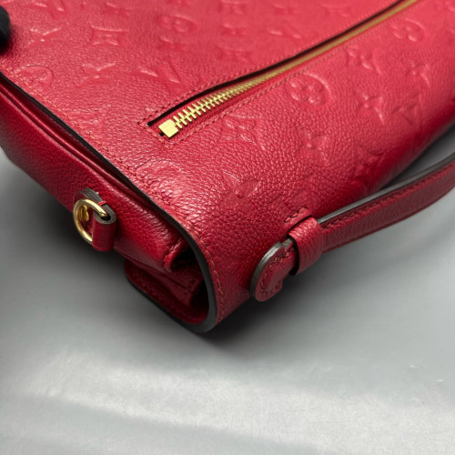 Louis Vuitton Pochette Metis Monogram Empreinte Red