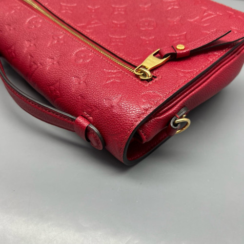 Louis Vuitton Pochette Metis Monogram Empreinte Red