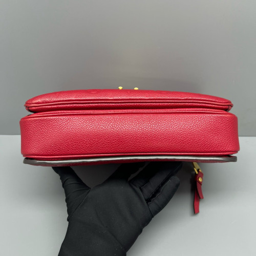 Louis Vuitton Pochette Metis Monogram Empreinte Red