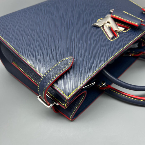 Louis Vuitton Twist Tote Epi Blue