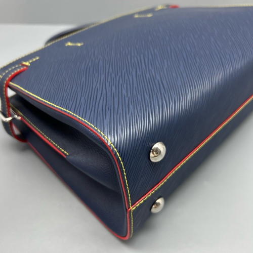 Louis Vuitton Twist Tote Epi Blue