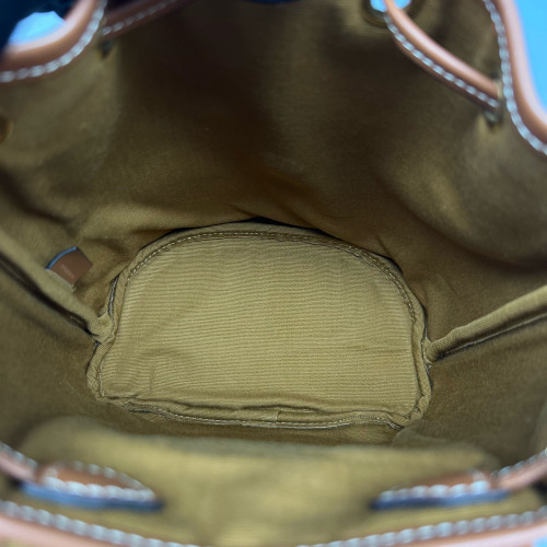Celine Mini Folco Backpack Triomphe Brown Black