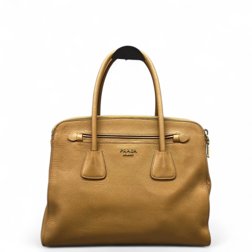 Prada Handbag Calfskin Tan Prada Handbag Calfskin Tan