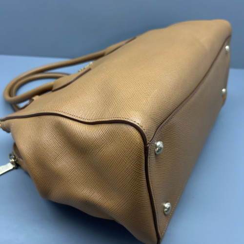 Prada Handbag Calfskin Tan Prada Handbag Calfskin Tan