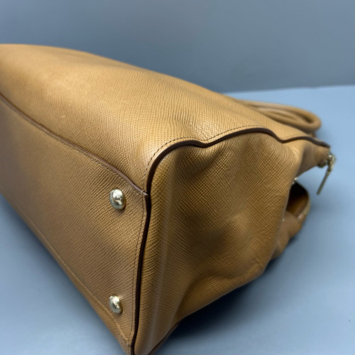 Prada Handbag Calfskin Tan Prada Handbag Calfskin Tan