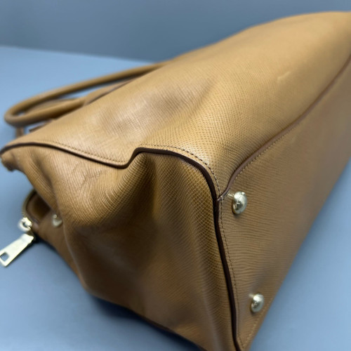 Prada Handbag Calfskin Tan Prada Handbag Calfskin Tan