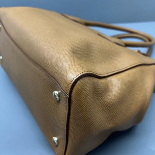 Prada Handbag Calfskin Tan Prada Handbag Calfskin Tan