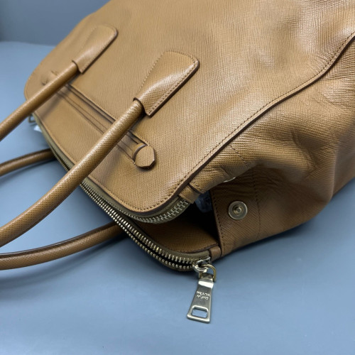 Prada Handbag Calfskin Tan Prada Handbag Calfskin Tan