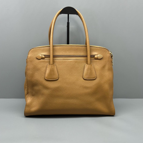 Prada Handbag Calfskin Tan Prada Handbag Calfskin Tan