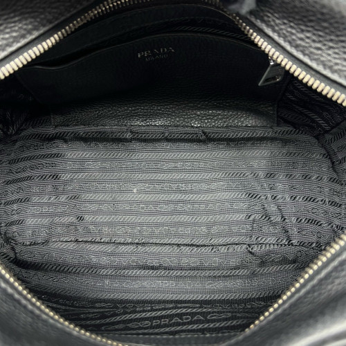 Prada Boston Bag Cuir Black