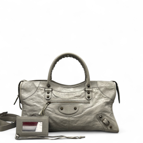 Balenciaga Large City Arena Lambskin Grey