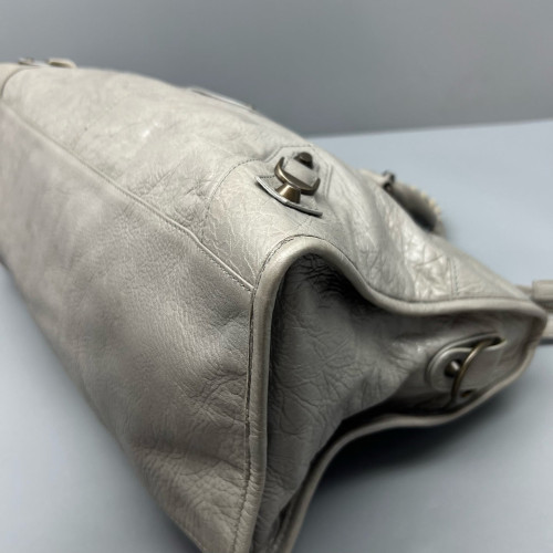 Balenciaga Large City Arena Lambskin Grey