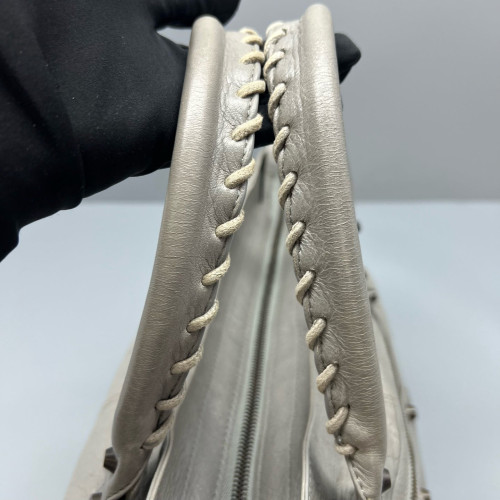 Balenciaga Large City Arena Lambskin Grey