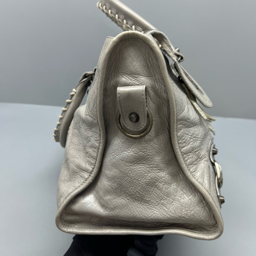 Balenciaga Large City Arena Lambskin Grey
