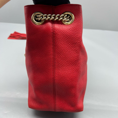 Gucci Medium Soho Shoulder Bag Cuir Red