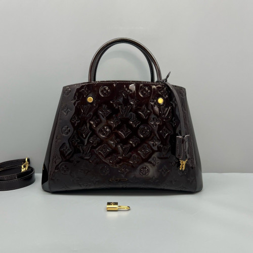 Louis Vuitton Montaigne MM Vernis Amarante