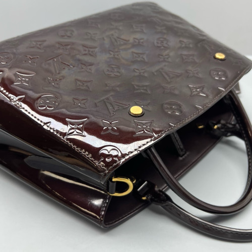 Louis Vuitton Montaigne MM Vernis Amarante
