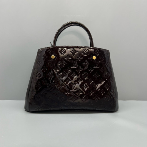 Louis Vuitton Montaigne MM Vernis Amarante