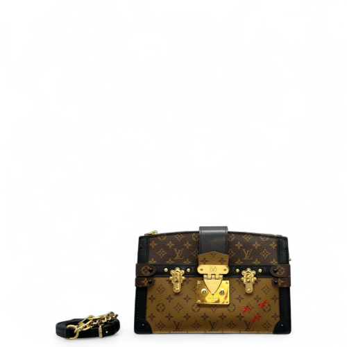 Louis Vuitton Trunk Clutch Reverse Monogram Brown