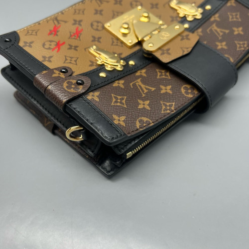 Louis Vuitton Trunk Clutch Reverse Monogram Brown