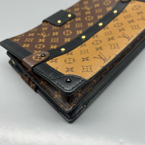 Louis Vuitton Trunk Clutch Reverse Monogram Brown