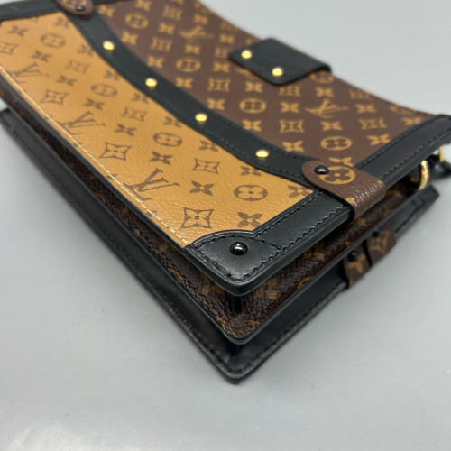 Louis Vuitton Trunk Clutch Reverse Monogram Brown