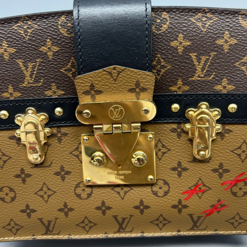 Louis Vuitton Trunk Clutch Reverse Monogram Brown