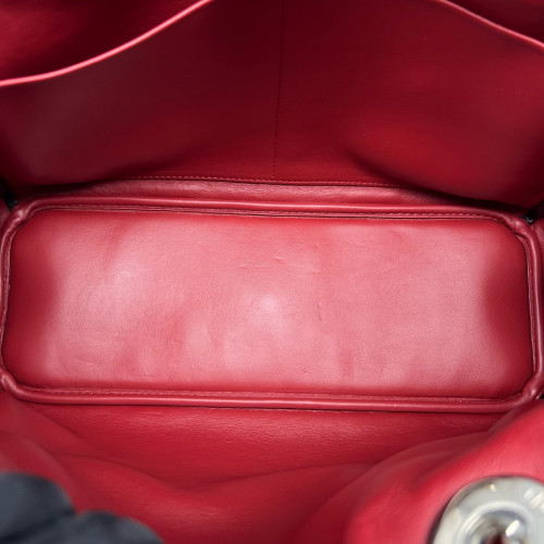 Dior Medium Diorissimo Tote Grained Calfskin Blue Red Dior Medium Diorissimo Tote Grained Calfskin Blue Red