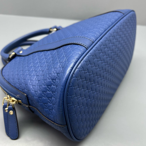 Gucci Microguccissima Dome Bag Guccissima Blue Gucci Microguccissima Dome Bag Guccissima Blue