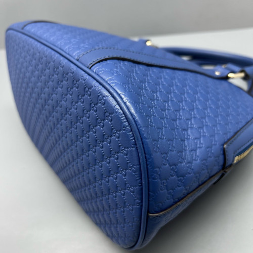 Gucci Microguccissima Dome Bag Guccissima Blue Gucci Microguccissima Dome Bag Guccissima Blue