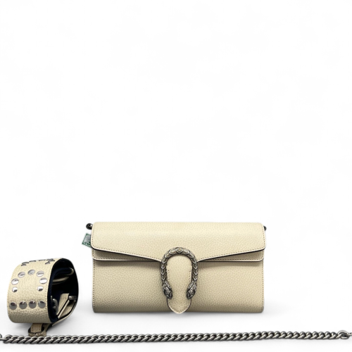 Gucci Dionysus Grained Calfskin White