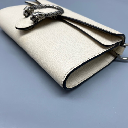 Gucci Dionysus Grained Calfskin White